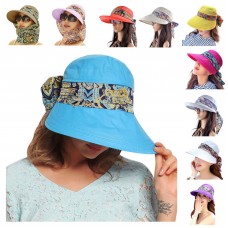 Cap For Mujer Fashionable Wide Brim UV Sun Protection Neck Face Cover Visor Hat  eb-08541329